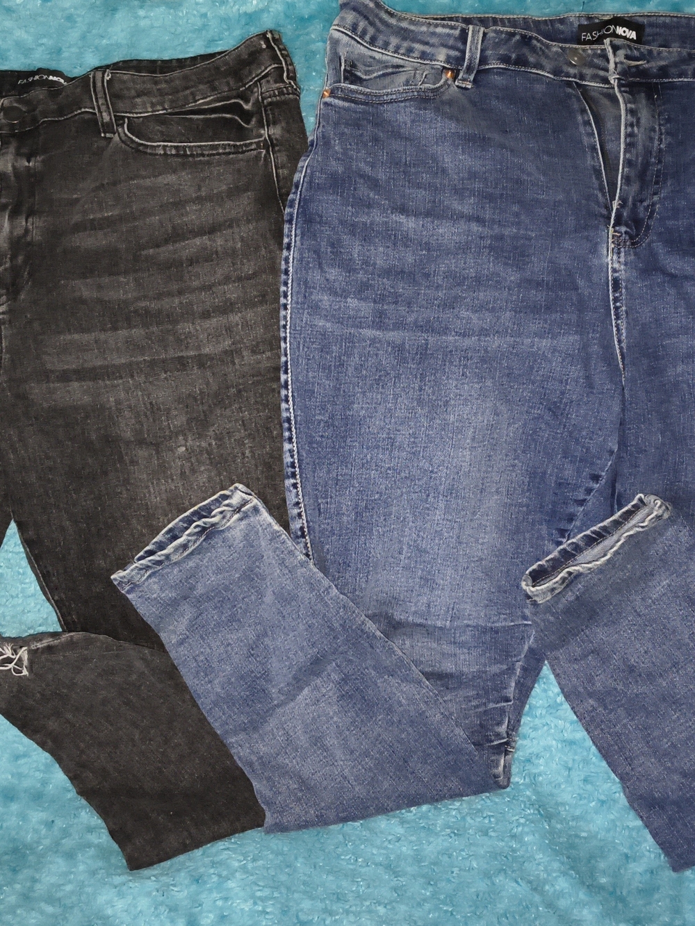 Women’s Blue and Black Jeans Duo - Fashion Nova ,Lane Bryant,D.jean Skinny Jeans